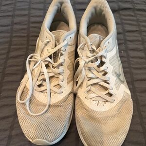 Nike Women's Light Beige Athletic Running Shoes